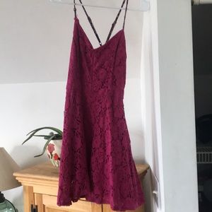Fuschia summer sun dress